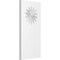 Ekena Millwork Standard Foster Flower Plinth Block With Square Edge, 5"W x 10"H x 1/2"P PBP050X100X050FOS09 - alternate 1